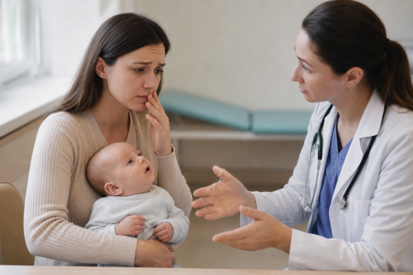 Regurgitarea la bebeluși: când este normală și când mergi la medic